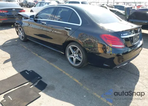 2017 Mercedes-Benz C 300 Sport 4Matic from USA, damaged, VIN WDDWF4KB3HR239974